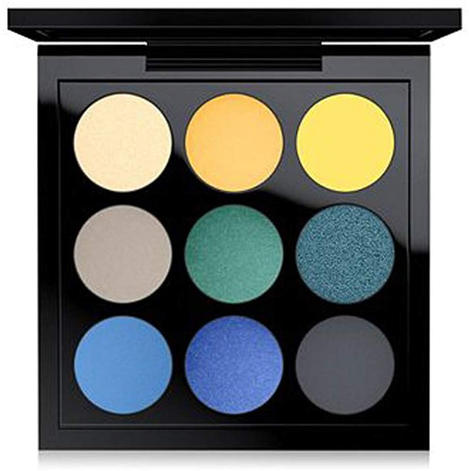 Ojos en Mac Tropic Cool veces nueve eyeshdaow paleta Tropic veces nueve