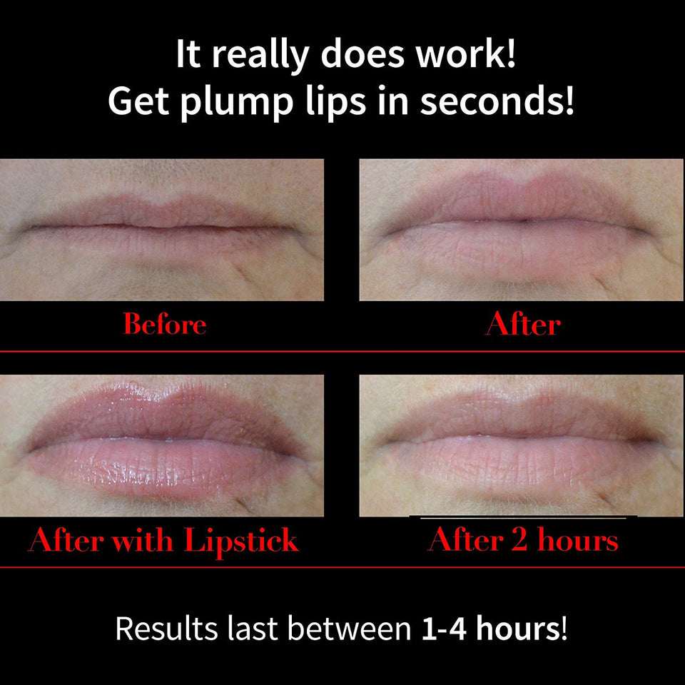 Fullips Lip Plumping Enhancer – Ovalado (Tamaño Mediano (Plus redonda grande Bonus & regalo extra.)