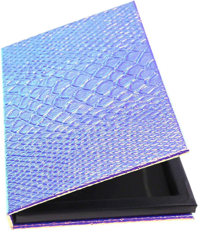Micro Trader Caja de sombra de ojos vacía para maquillaje pequeño/grande, magnética, paleta de cosméticos, sombra de ojos, escamas de peces, bandeja de almacenamiento para bricolaje