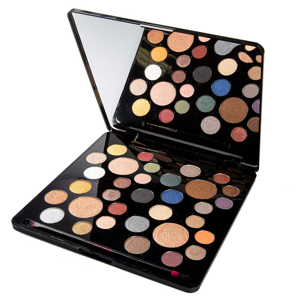 Rosa peltre cosméticos "I Want It todos intercambiables Paleta de maquillaje magnético (33 colores)