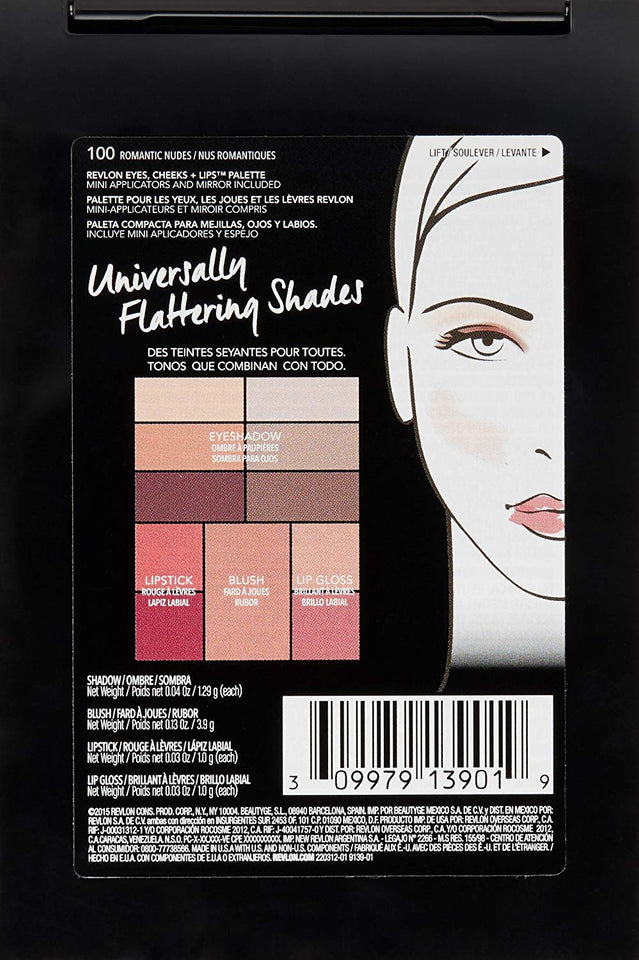 Revlon Eyes, Cheeks + Lips Pallet, Romantic Nudes